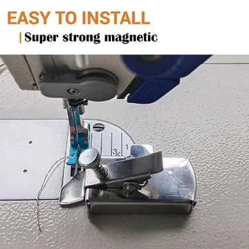 Multifucntional Rule, Magnetic Seam Guide, Hemmer Guide, Hem Guide for Industrial Lockstich or Walking Foot Sewing Machine