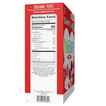 YumEarth Organic Pops Valentine Variety Pack - Fruity Lollipops - Gluten Free Snacks for Kids - Allergy Friendly, Non-GMO, No Artificial Flavors or Dyes - Assorted Flavors, 6.11 oz (Pack of 28)