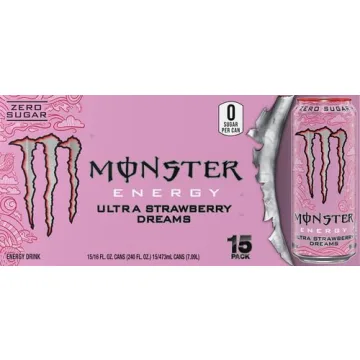 Monster Energy Ultra Strawberry Dreams Sugar Free Pack of 15
