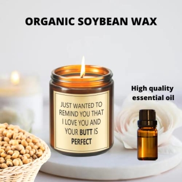 Lacrima Gifts for Wife Husband - Valentines Day Gifts, Birthday Gifts for Wife Husband, Romantic I Love You Gifts for Her Him, Funny Anniversary, Lavender Candle