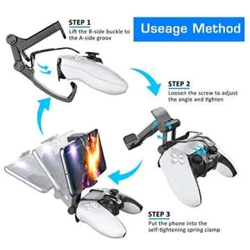 OIVO PS5 Controller Phone Mount for Mobile Gaming
