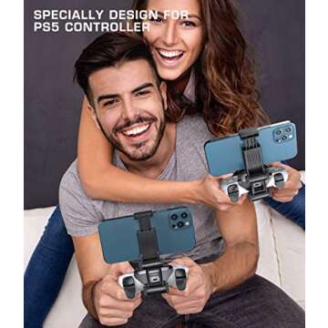 OIVO PS5 Controller Phone Mount for Mobile Gaming