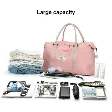 Durable Travel Duffel Bag for Women - Gym & Weekend Use
