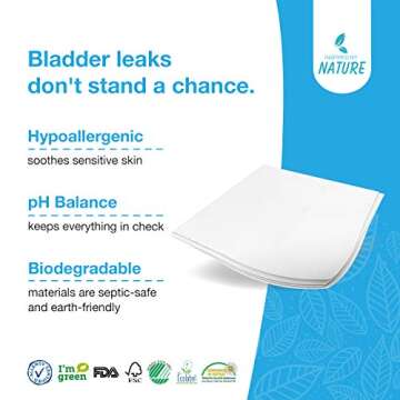 Veeda Natural Flushable Wipes for Adults - 50 Count, Hypoallergenic & pH Balanced Wet Wipes - Unscented Personal Cleansing Body Wipes Safe for Sensitive Skin - Toilet Wipes