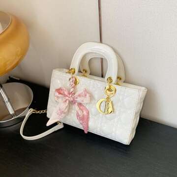 Chic Chunky Leather Crossbody & Clutch Bag for Women