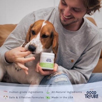 Good Trouble Pets Probiotic Chews for Dogs - 30 Soft Chews