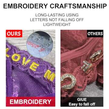 Ucfzmt Personalized Valentine's Day Gifts Custom Thongs for Him Her