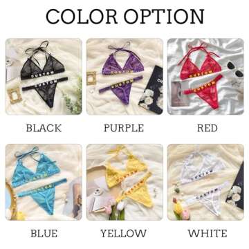 Ucfzmt Personalized Thongs Unique Valentine Gifts for Couples