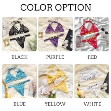 Ucfzmt Personalized Thongs Unique Valentine Gifts for Couples