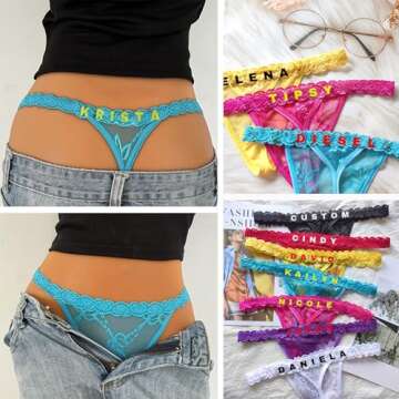 Ucfzmt Personalized Thongs Unique Valentine Gifts for Couples