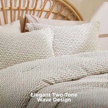 Bedsure Taupe King Size Comforter Set - Soft Stripe Bedding Set for All Seasons, Stripe Fluffy Bed Set 3 Pieces with 1 Waffle Weave Comforter King Size and 2 Pillow Shams