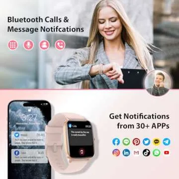 Latest Yoever Smart Watch for Women - Advanced Health Tracker with 2 Bands