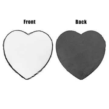 Customized Sublimation Slate Rock Photo Frame for Gifts