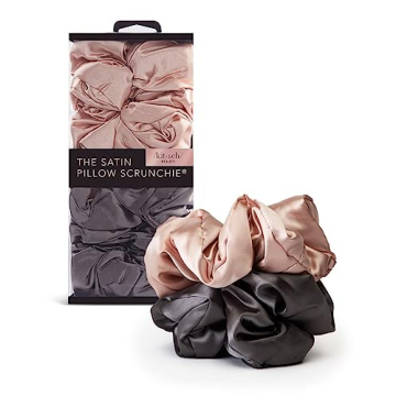 Luxury Kitsch Satin Hair Scrunchies - No Damage, Ultra Soft & Stylish