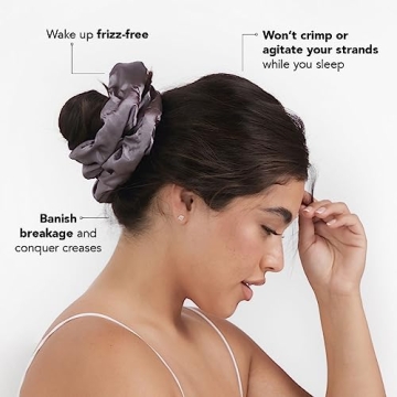 Kitsch Satin Hair Scrunchies - No Damage, Soft & Stylish