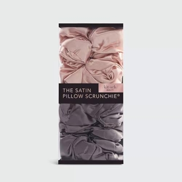 Kitsch Satin Hair Scrunchies - No Damage, Soft & Stylish