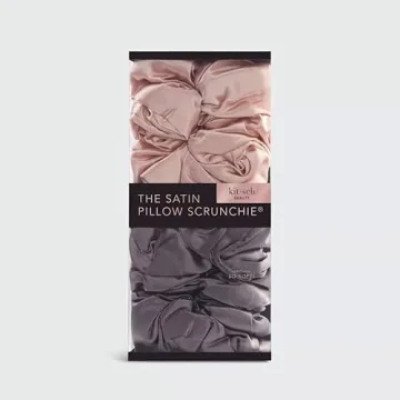 Kitsch Satin Hair Scrunchies - No Damage, Soft & Stylish
