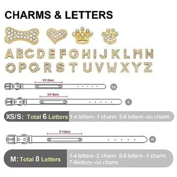 PET ARTIST Personalized Leather Dog Collar with Bling Name Letters,Rhinestones Dog Collar for Small Medium Girl Dog Green Neck Size:11-14.9 Inch