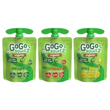 GoGo squeeZ Organic Fruit Variety Pack - Healthy Snack Choice