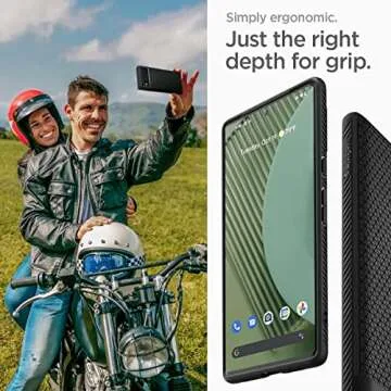 Spigen Liquid Air Designed for Google Pixel 6 Pro Case (2021) - Matte Black