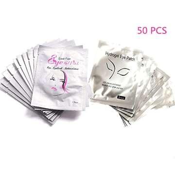 Eye Gel Pads for Lash Extensions - 50 Pairs
