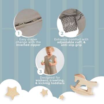 Comfortable Sleeveless Sleep Sack for Toddlers