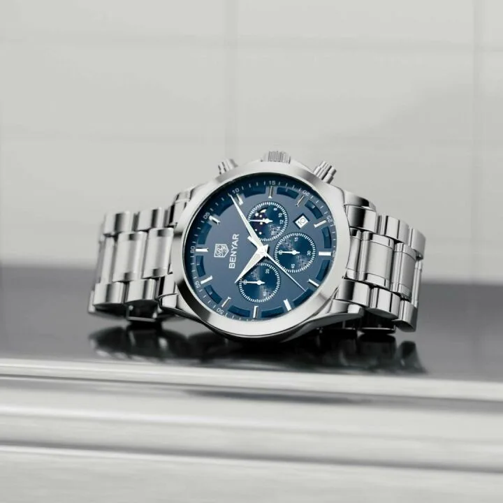 BY BENYAR Men's Waterproof Chronograph Watch