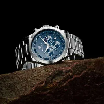 BY BENYAR Men's Waterproof Chronograph Watch