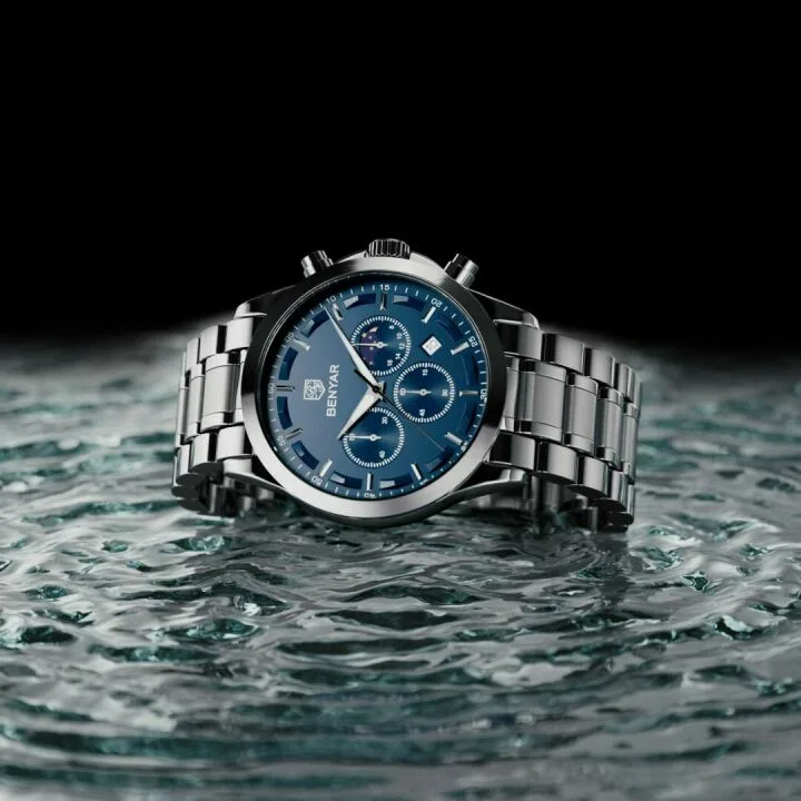 BY BENYAR Men's Waterproof Chronograph Watch