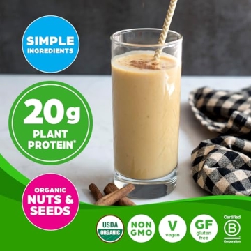 Orgain Organic Simple Vegan Protein Powder Vanilla 20g Protein