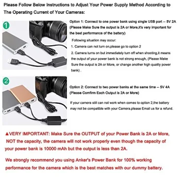 AC-PW20 Dual USB Adapter for Sony Cameras - Reliable Power