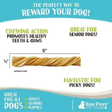 Raw Paws Beef Tripe Twists - All-Natural Dog Chews