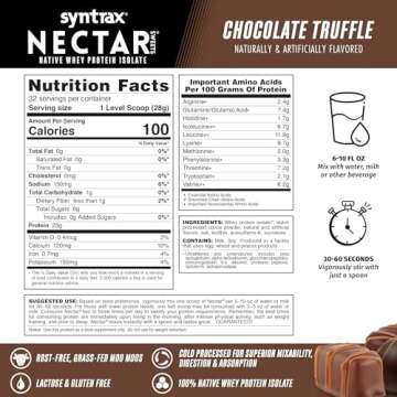 Syntrax Nectar Sweets Protein Powder - Chocolate Truffle Flavor