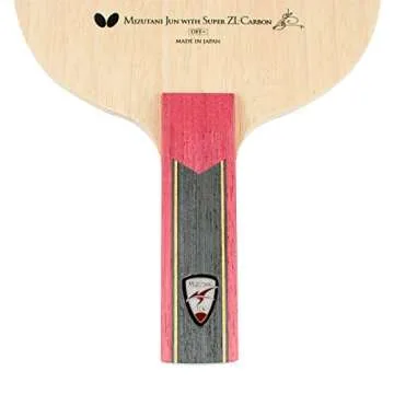 Butterfly Mizutani Jun Super ZLC Blade - Professional Table Tennis Blade - ZL Carbon Fiber Blade - Available in an, FL, and ST Handle Styles - Made in Japan