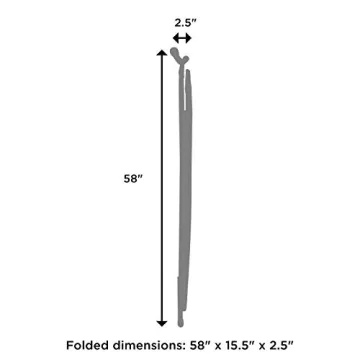 Homz Contour Ironing Board - Compact & Adjustable Design