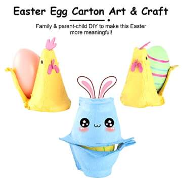 20 Pack Half Dozen Colored Egg Cartons, Colorful Reusable Natural Pulp Paper Egg Cartons 6 Count for Chicken Eggs, Bulk Blank Cardboard Easter Toy Color Storage Tray for Family Gifts Easter Crafts