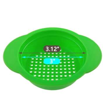 2 Pack - Can Strainer for Effortless Food Preparation | BPA-Free, Dishwasher Safe