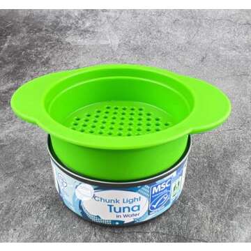 Effortless 2 Pack Can Strainer | Durable, BPA-Free Kitchen Tool