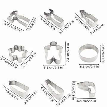 Mini Construction Tools Cookie Cutters Set of 9 pcs