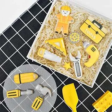 Mini Construction Tools Cookie Cutters Set of 9 pcs