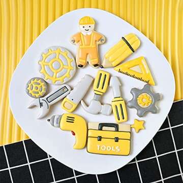Mini Construction Tools Cookie Cutters Set of 9 pcs