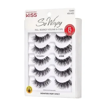 KISS Pompadour Blowout False Eyelashes 5 Pairs
