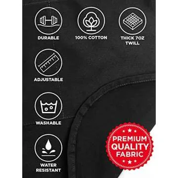 BBQ Legend Funny Adjustable Apron for Men with Pockets