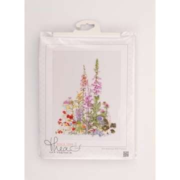 Thea Gouverneur Cross Stitch Kit American Wild Flowers