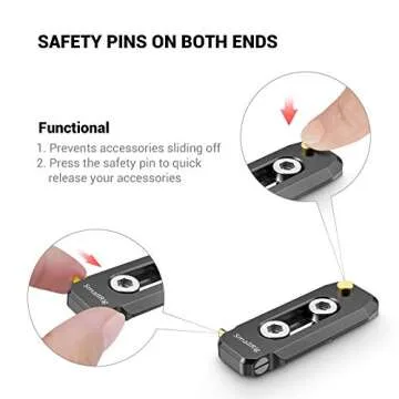 SMALLRIG Low-Profile Quick Release NATO Rail BUN2468