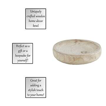 Santa Barbara Wood Bowl - Unique Handmade Home Decor