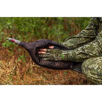 Primos Hunting Primos Photoform Hen Decoy, Lifelike Lightweight Turkey Hunting Decoy 69068