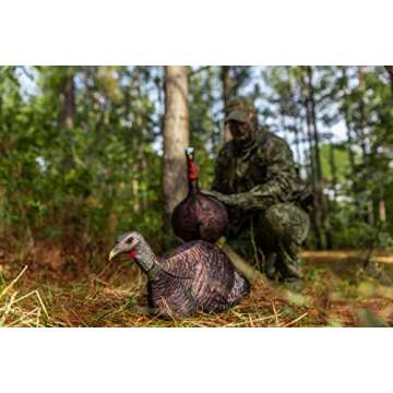 Primos Hunting Primos Photoform Hen Decoy, Lifelike Lightweight Turkey Hunting Decoy 69068
