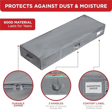 Premium Wrapping Paper Storage Container for Easy Organization