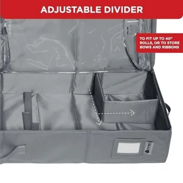 Premium Wrapping Paper Storage Container for Easy Organization